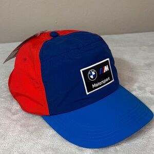 BMW Official Adjustable lightweight Breathable Racing Puma Hat New with Tags